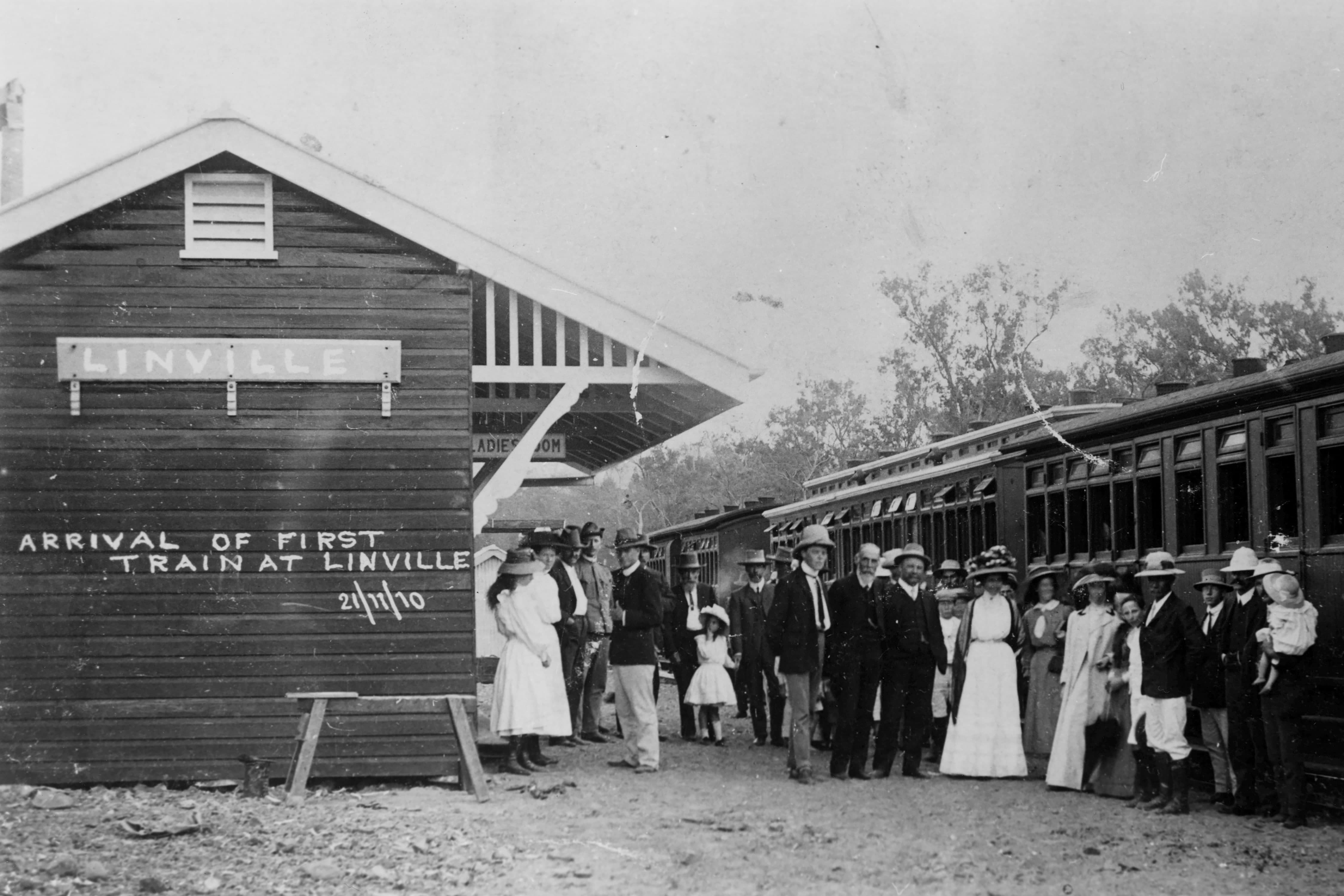 First-train-at-Linville