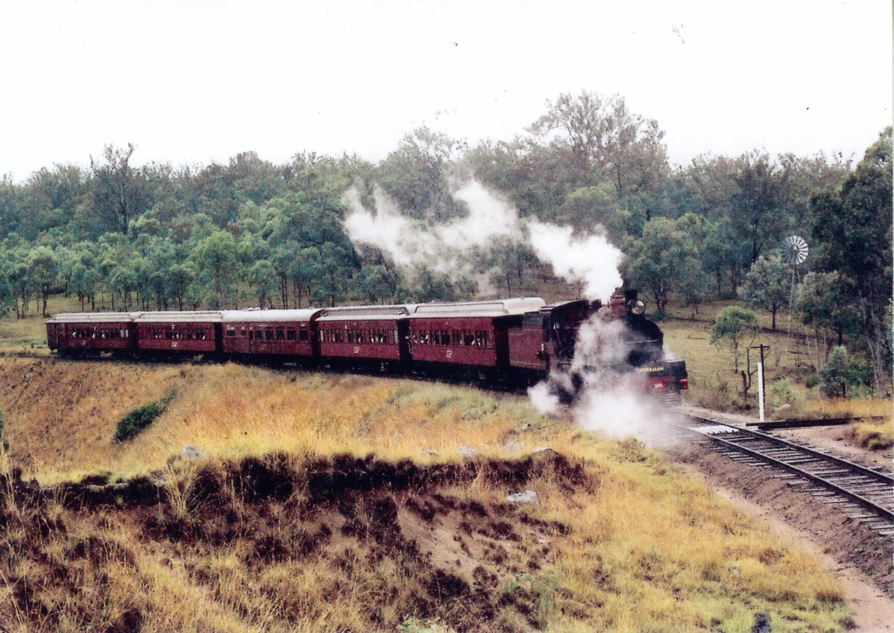 Last steam train to Yarraman
